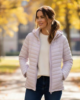 Lightweight Packable Puffer Jacket For Women