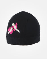 Acrylic Wool Animal Applique Cap For Girls