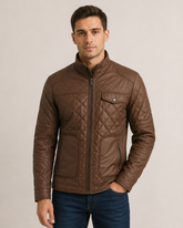 Men's Faux Leather Bomber Jacket Rental