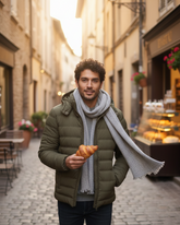 Lightweight Puffer Jacket (Fleece Lined & Detachable Hood)