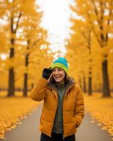 Wool Blend Reversible Beanie For Women