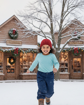 Girls Full Sleeves Thermal | Merino Wool + Bamboo