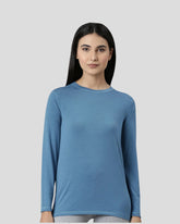 Full Sleeves Thermal | Merino Wool + Bamboo + Polyester For Women's