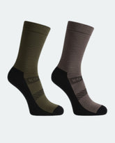 Men's Pack Of 2 Merino Wool Cushioned Technical Socks