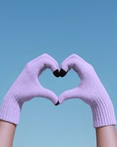 Merino Wool Touch Finger Gloves For Women