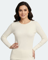 Woolmark Full Sleeves High Neck Thermal Top For Women