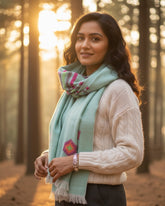 Fine Sheep Wool Hand Made Winter Stole