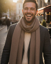 Lush Winter Stole with Tassels For Men