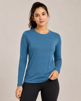Full Sleeves Thermal | Merino Wool + Bamboo + Polyester For Women's