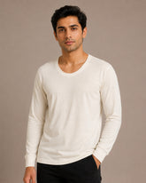100% Merino Wool Full Sleeves Thermal Top For Men