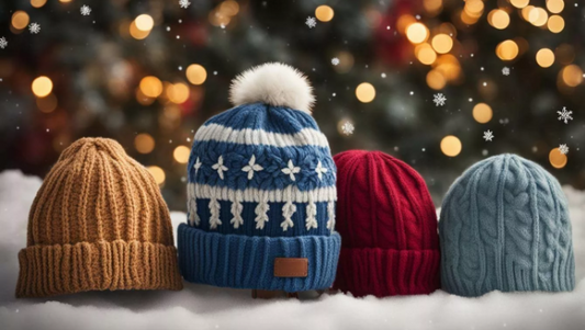 Cozy winter caps made from soft, warm materials, offering a snug fit for outdoor adventures. These stylish caps provide both comfort and insulation, perfect for staying warm in cold weather