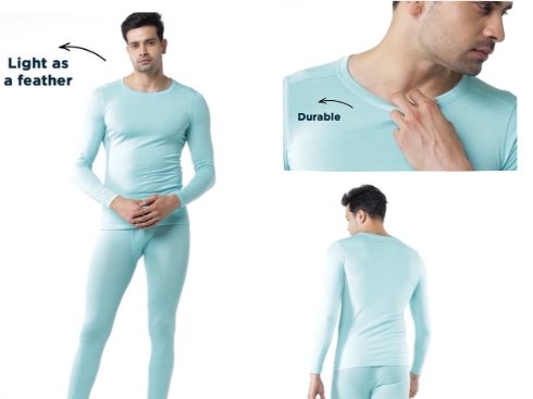 Soft and breathable men's merino wool base layers, perfect for warmth and comfort.