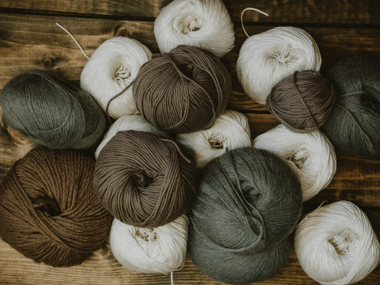 Wool rolls Photo by Anastasia Zhenina on Unsplash