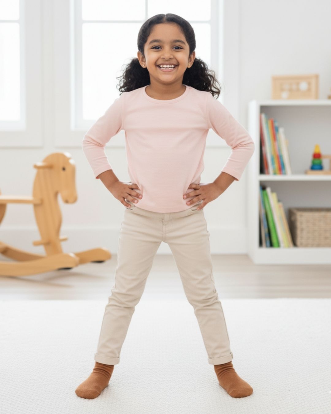 Classic Merino Wool Socks For Girls