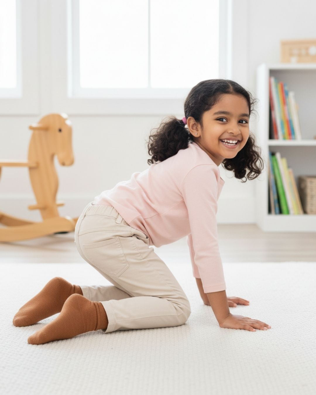 Classic Merino Wool Socks For Girls