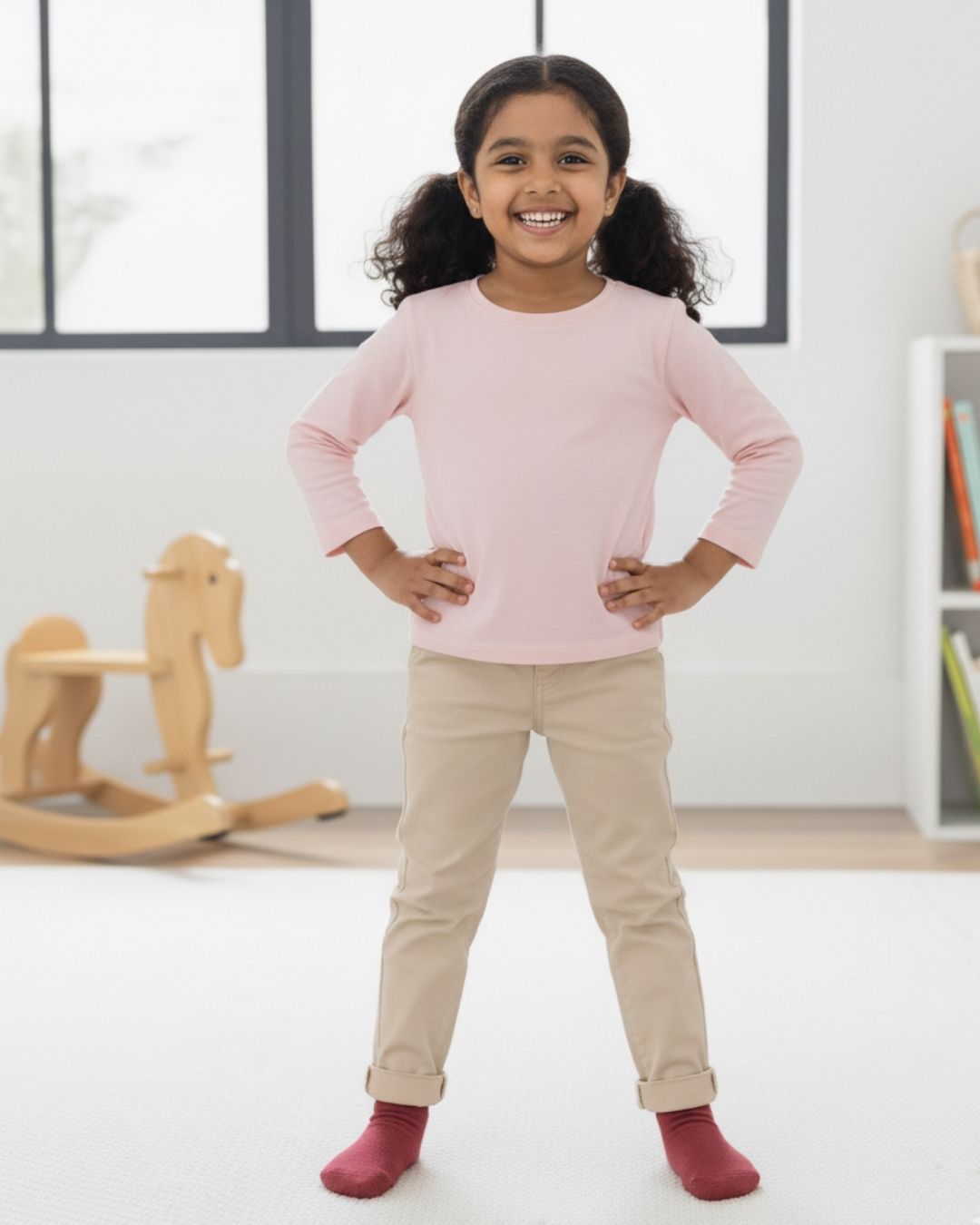 Classic Merino Wool Socks For Girls