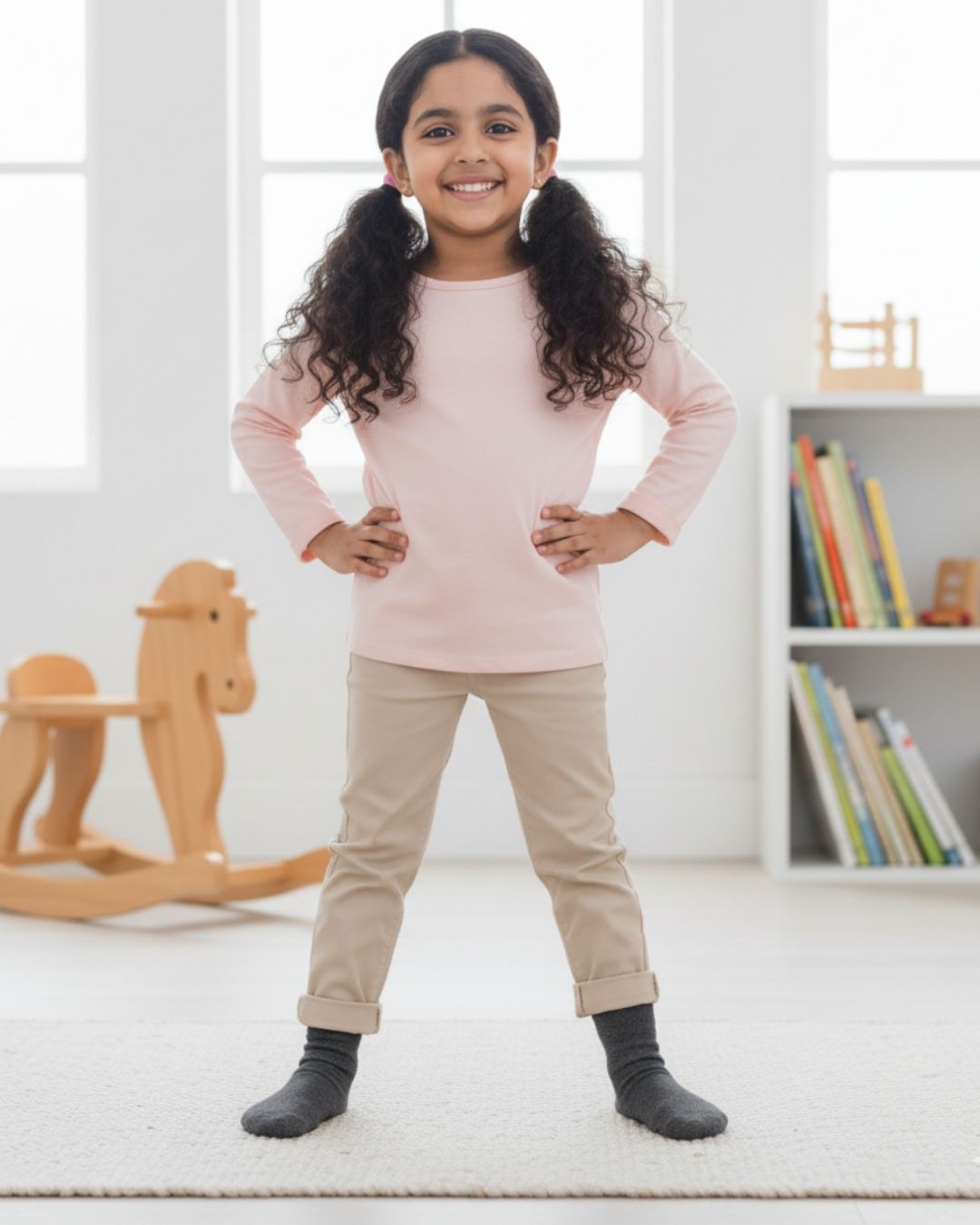 Classic Merino Wool Socks For Girls