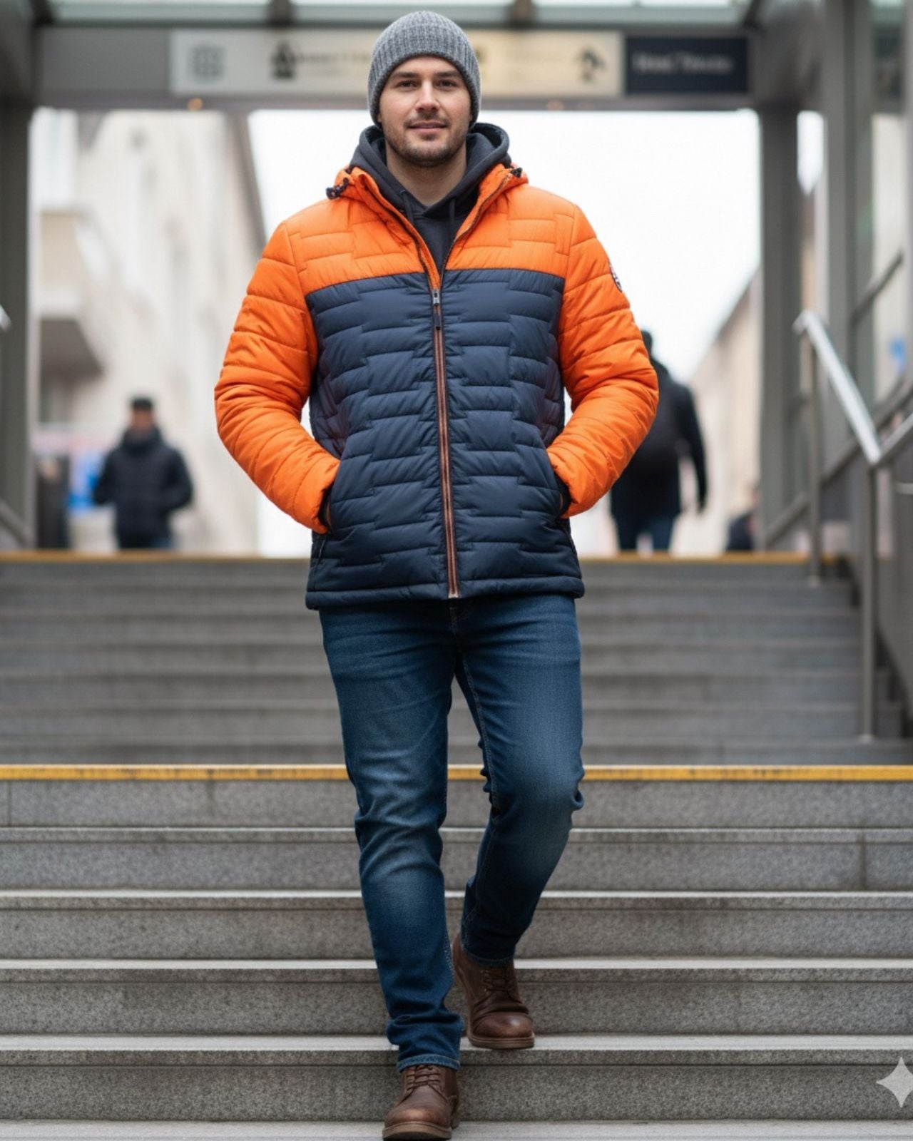 Finnish Lapland Insulated Plus Size Jacket For Men