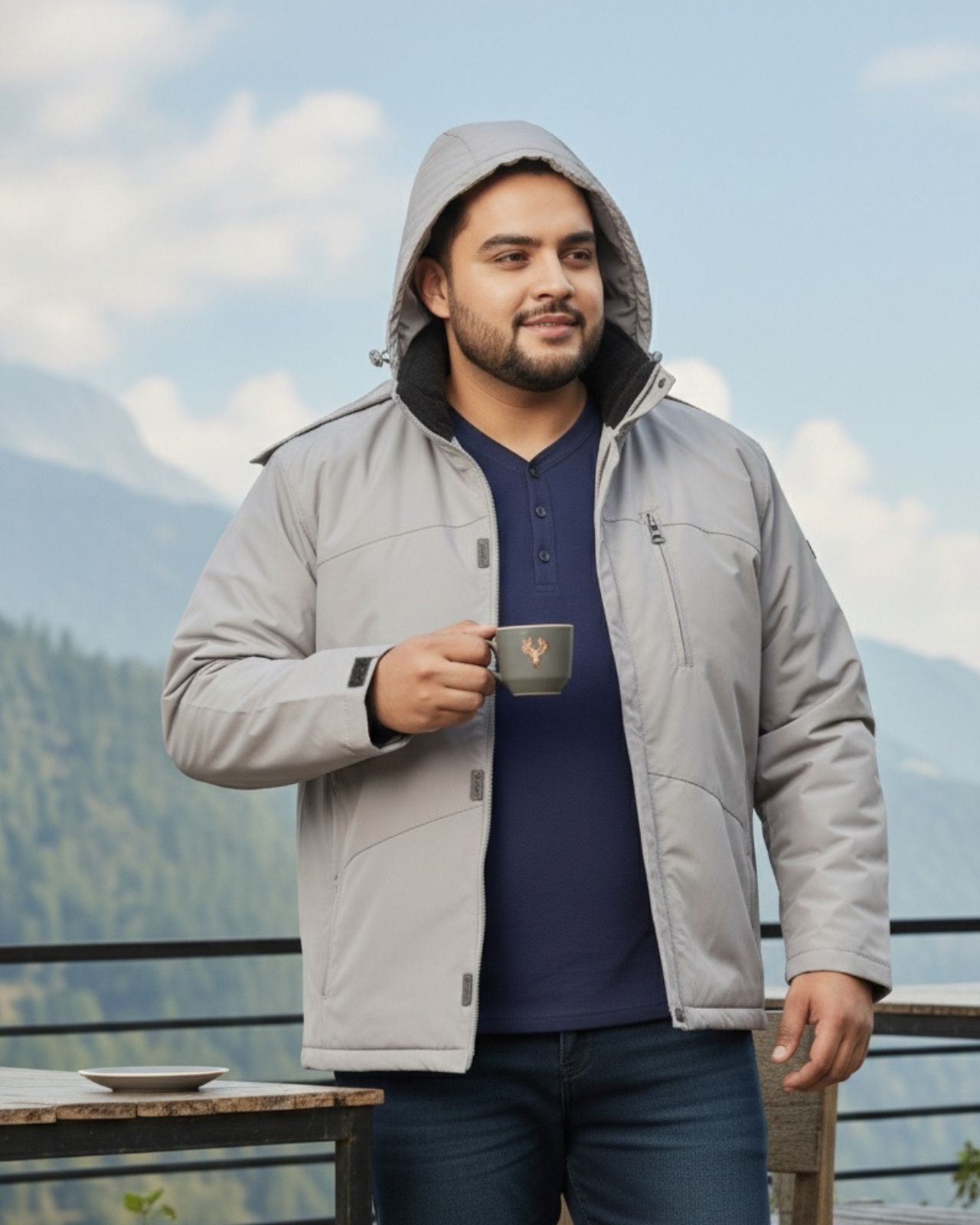 Men's Plus Size 4 in 1 Jacket