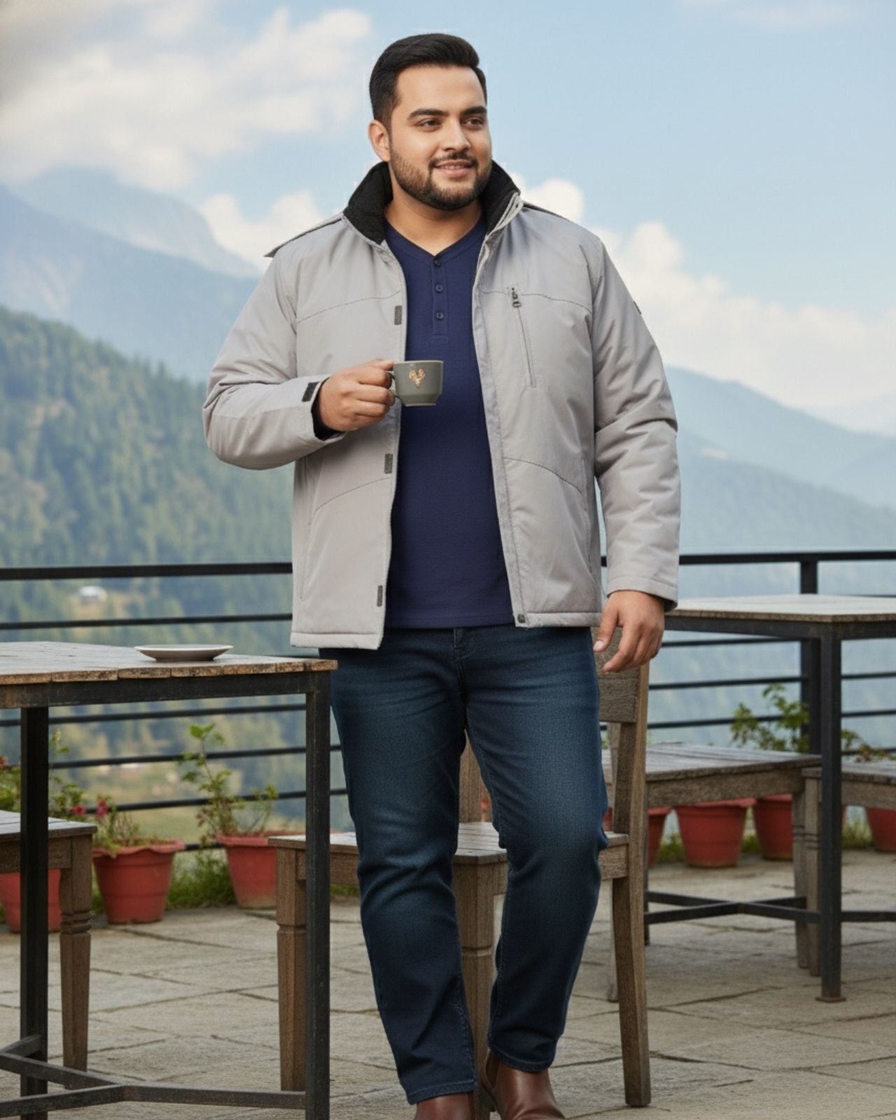 Men's Plus Size 4 in 1 Jacket