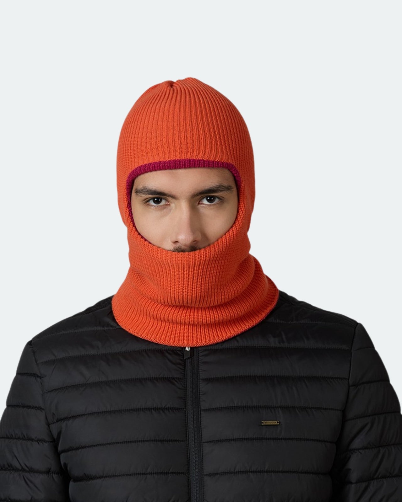 Men's Wool Blend Reversible Balaclava