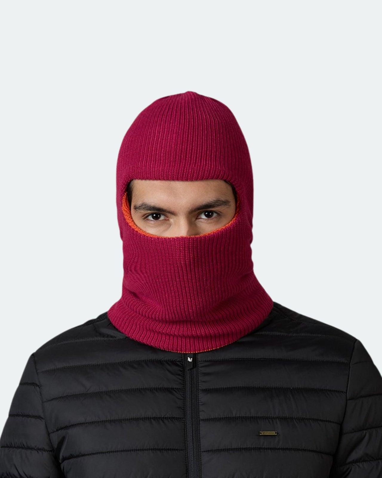 Men's Wool Blend Reversible Balaclava