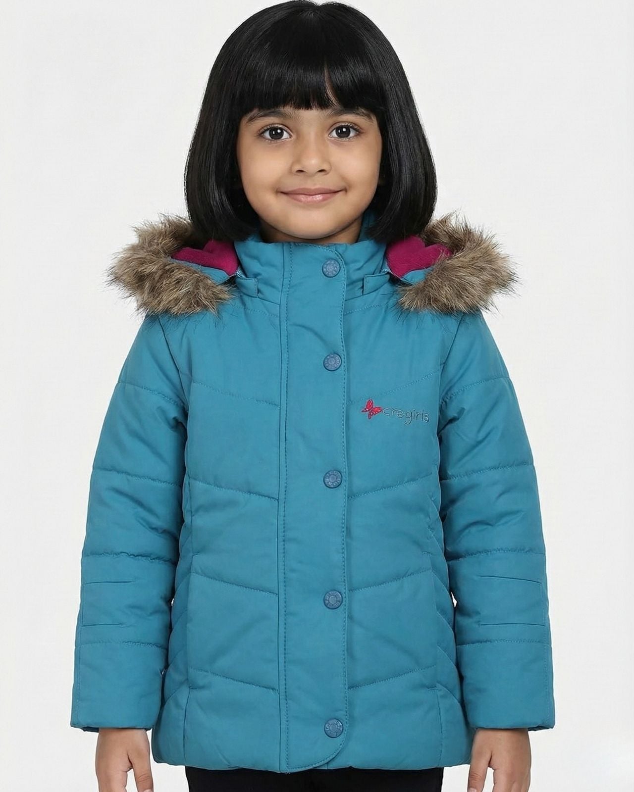 Puffer With Fleece Jacket For Girls Rental