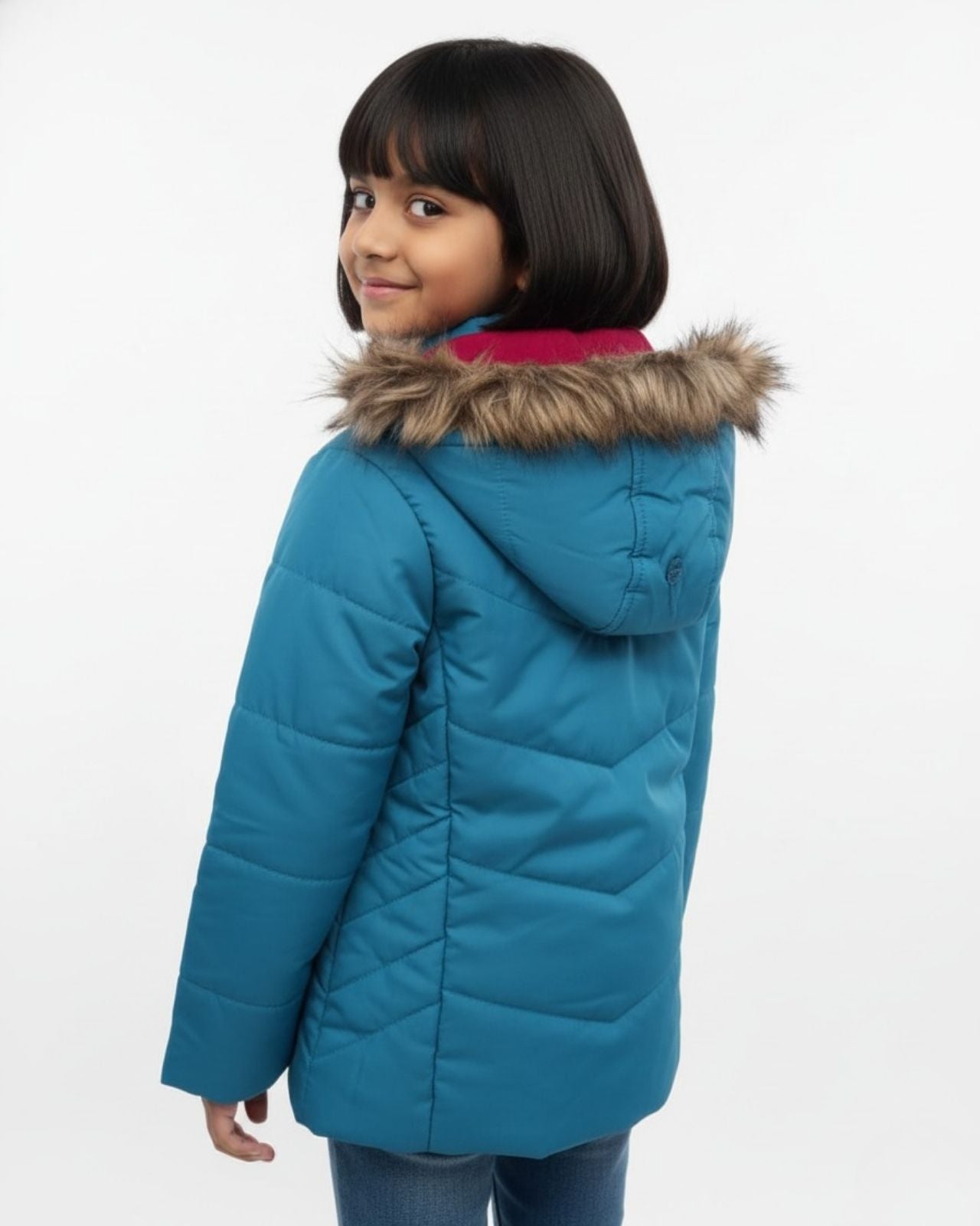 Puffer With Fleece Jacket For Girls Rental