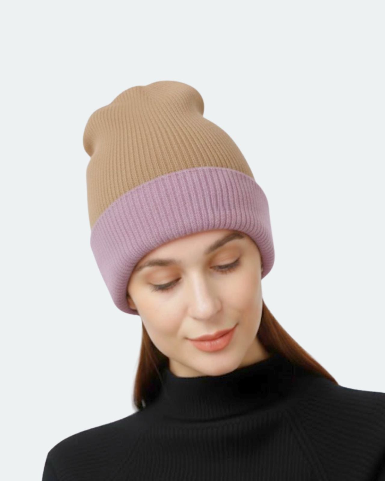 Merino Wool Reversible Beanie For Women