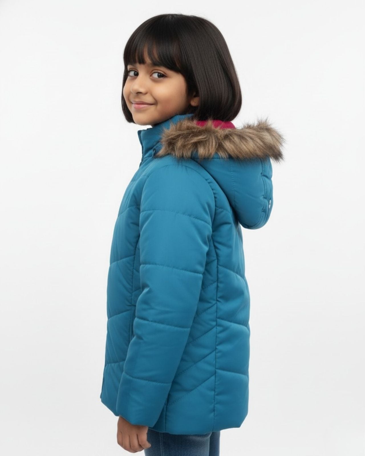 Puffer With Fleece Jacket For Girls Rental