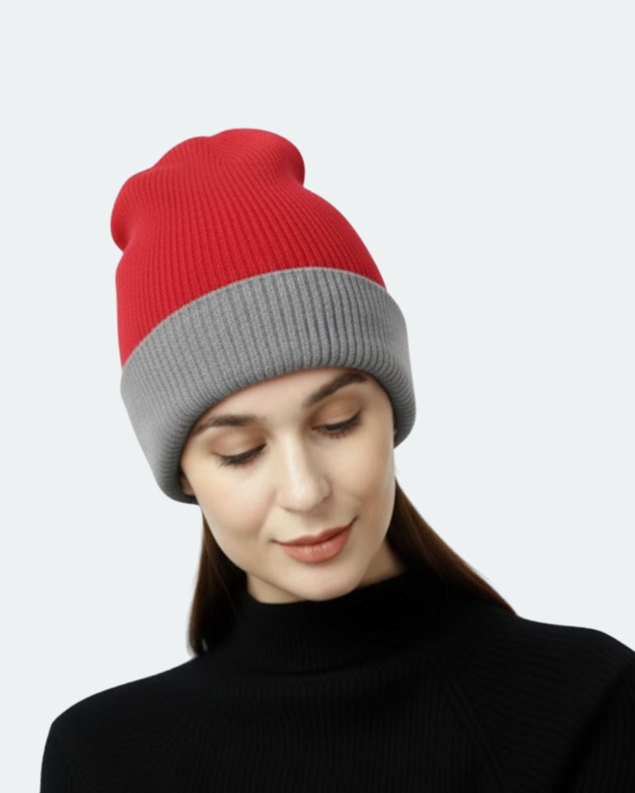 Merino Wool Reversible Beanie For Women
