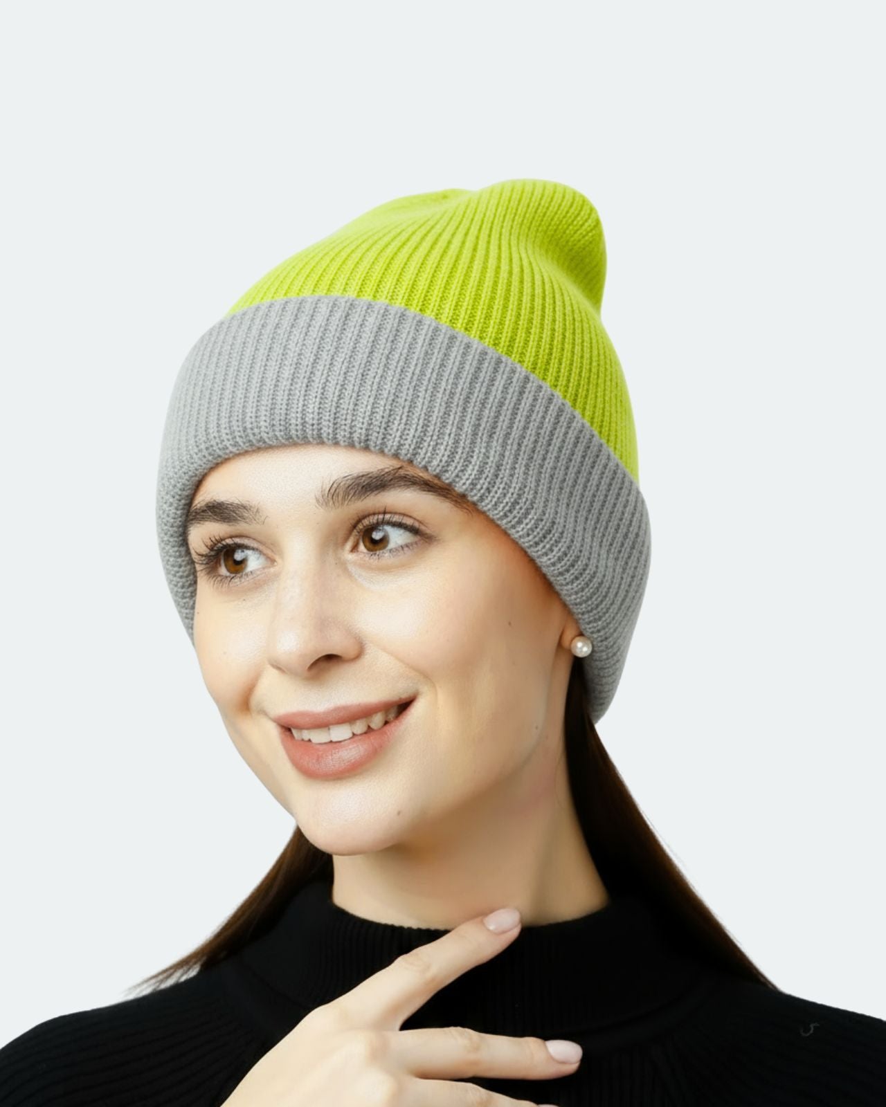Merino Wool Reversible Beanie For Women
