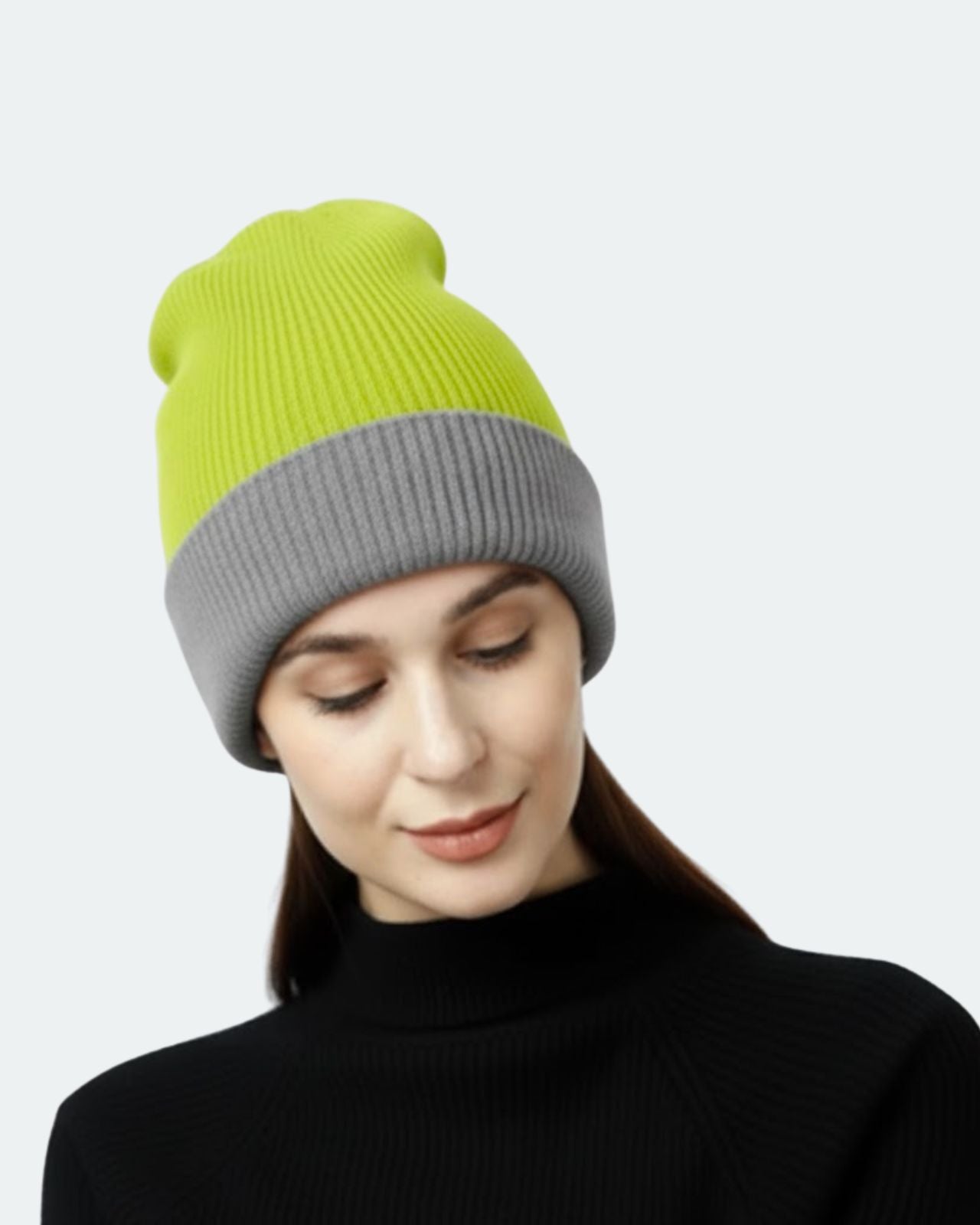 Merino Wool Reversible Beanie For Women