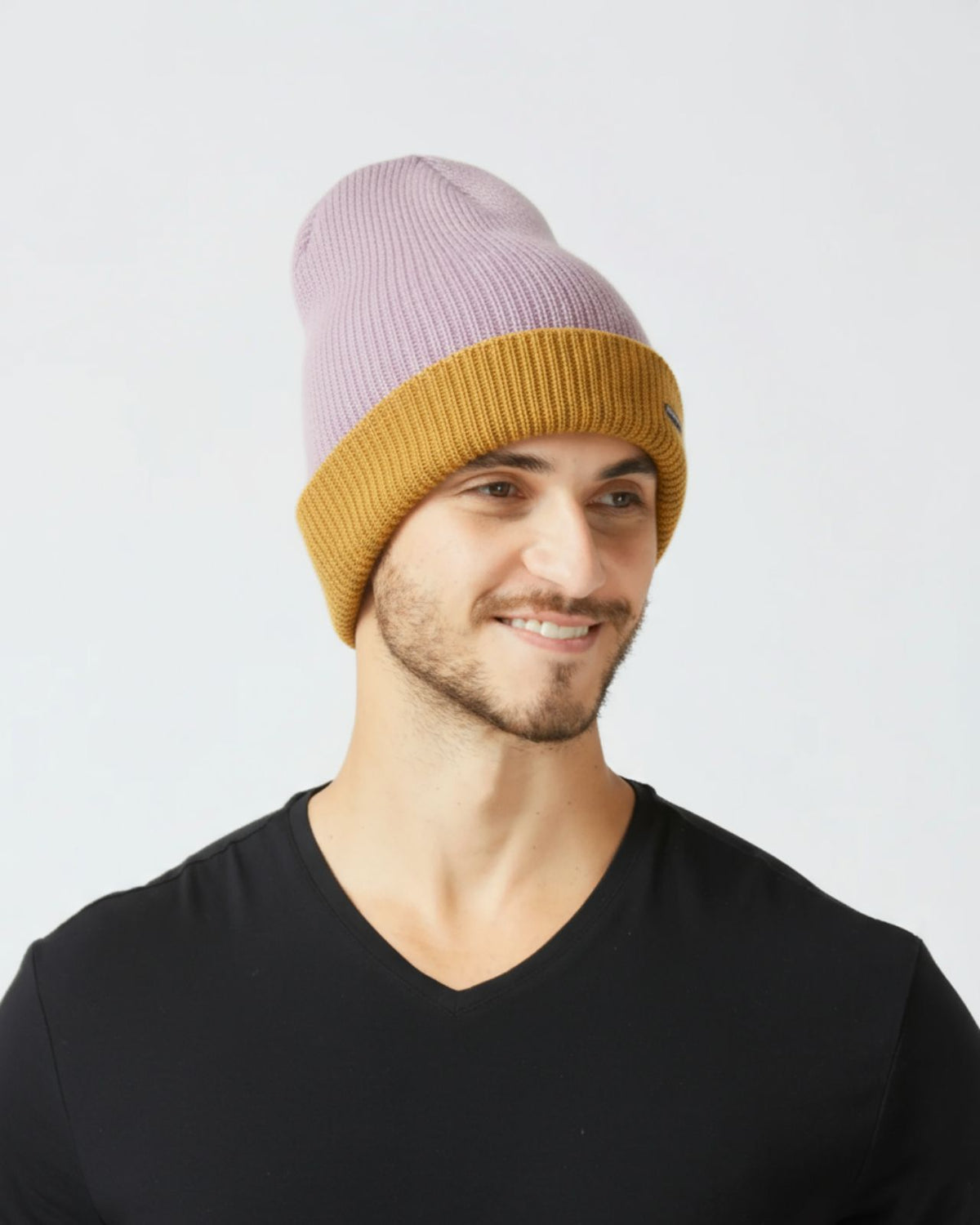 Merino Wool Reversible Beanie For Men