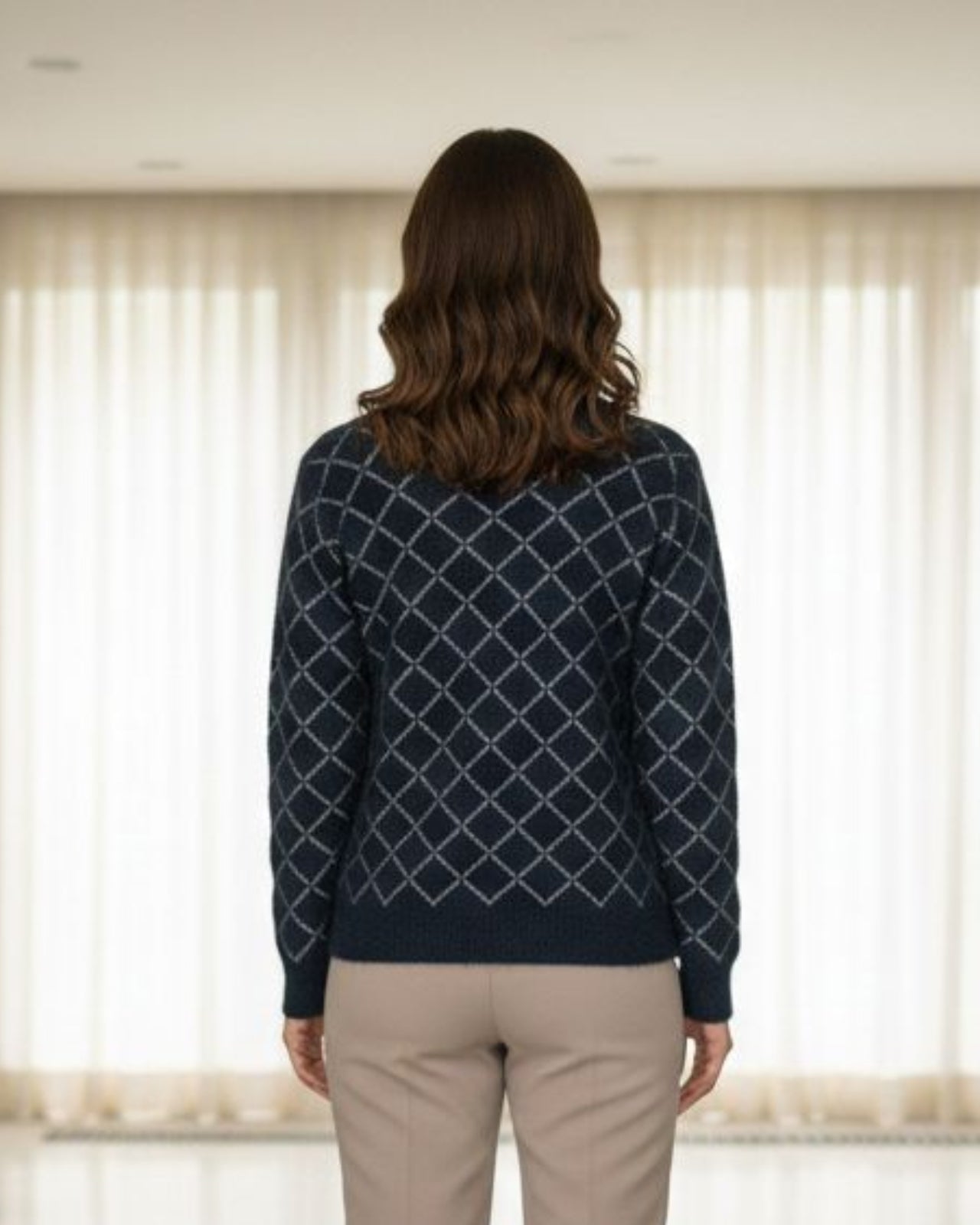 Diamond Knit Sweater