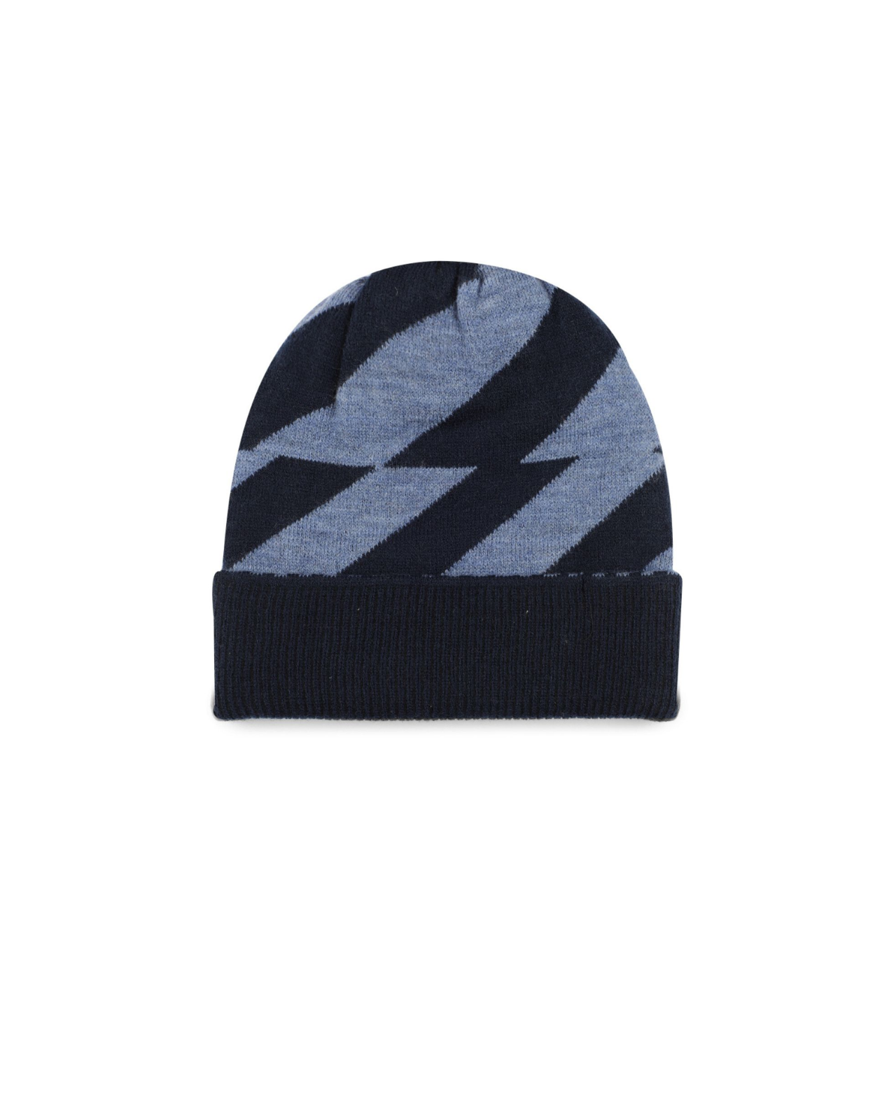 Wool Blend Diagonal Winter Beanie For Men