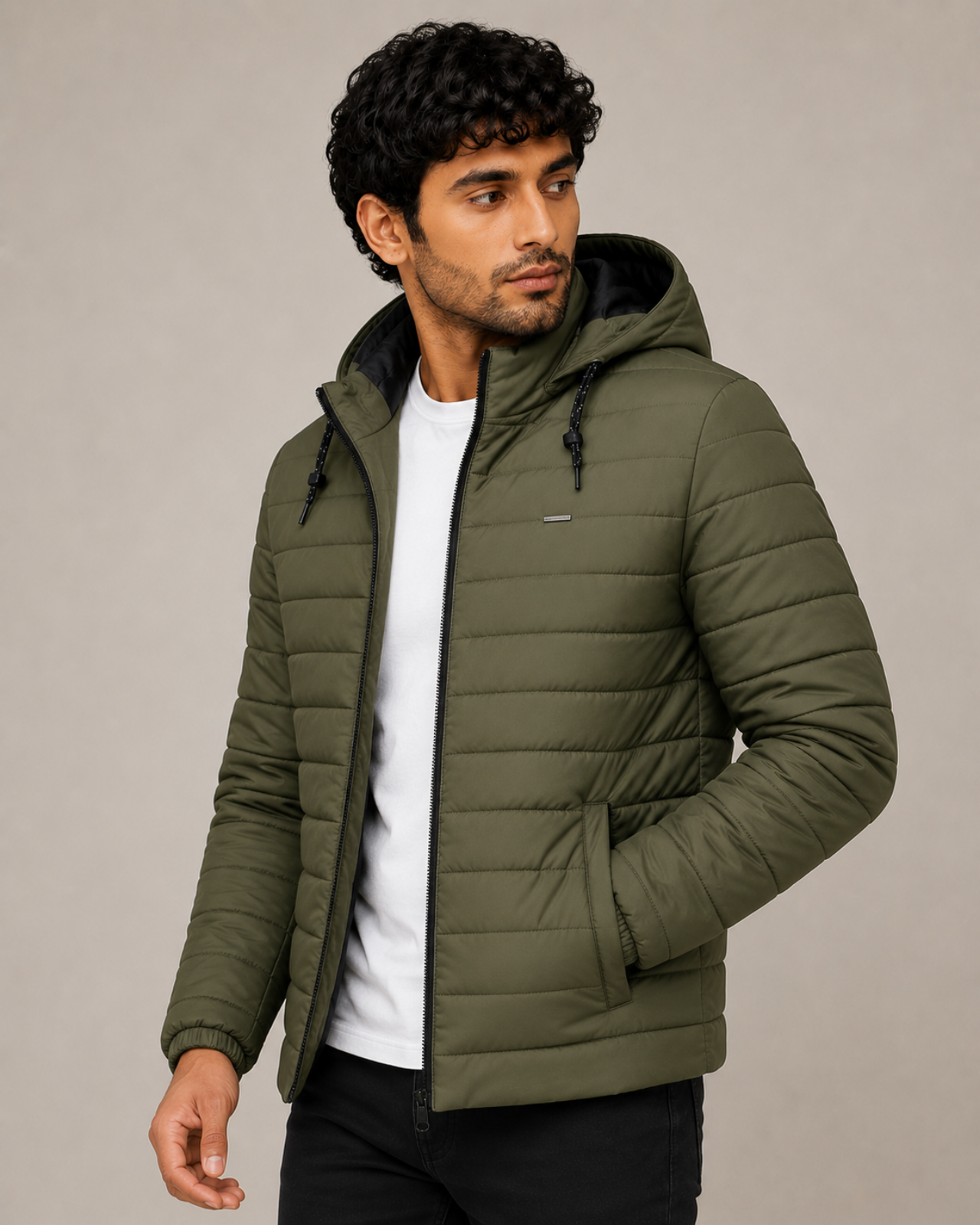 Packable Puffer Jacket For Men