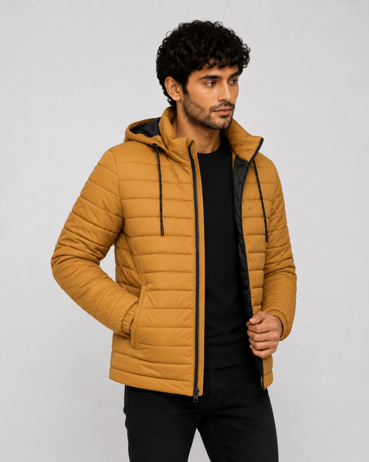 Packable Puffer Jacket For Men