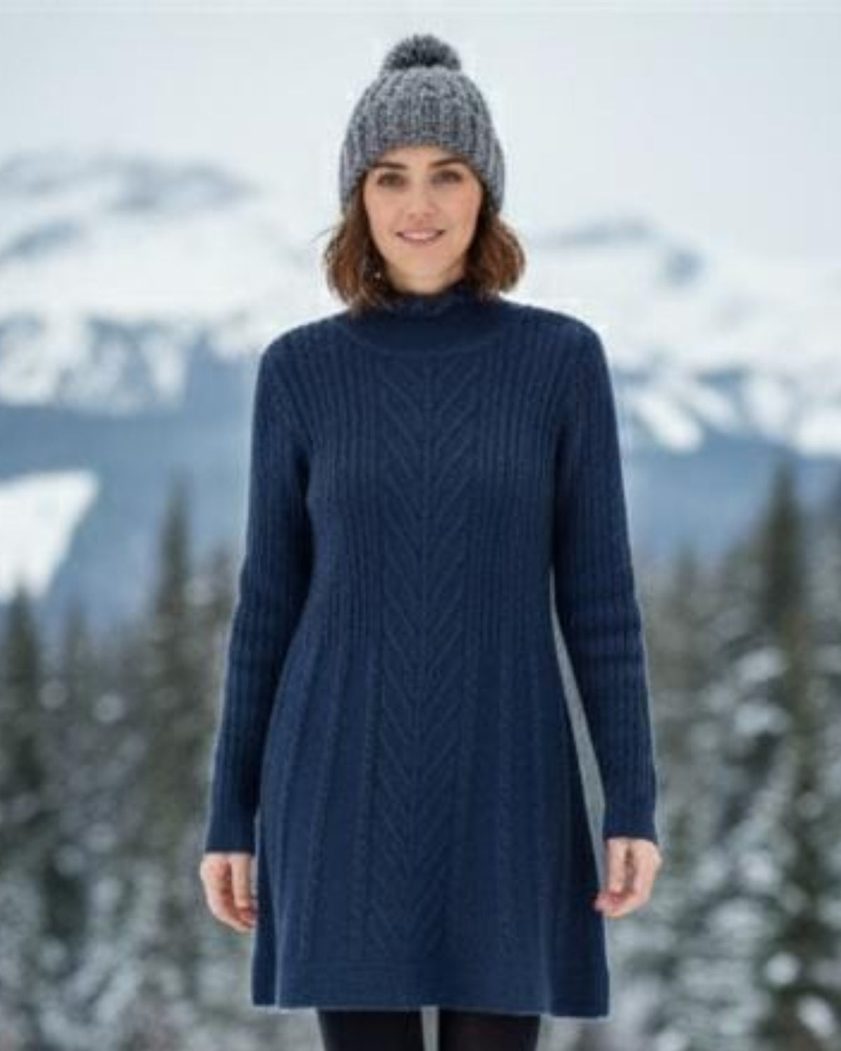 Cable-Knit Dress Tunic