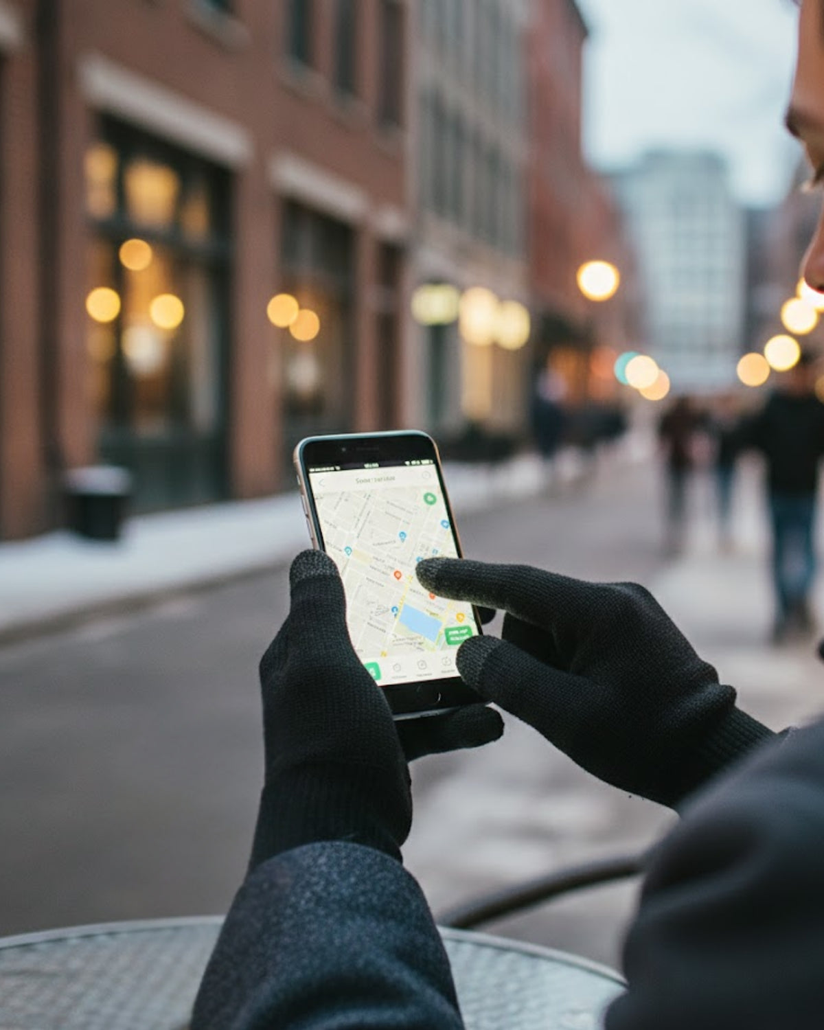 Touch Enabled Merino Wool Gloves For Men