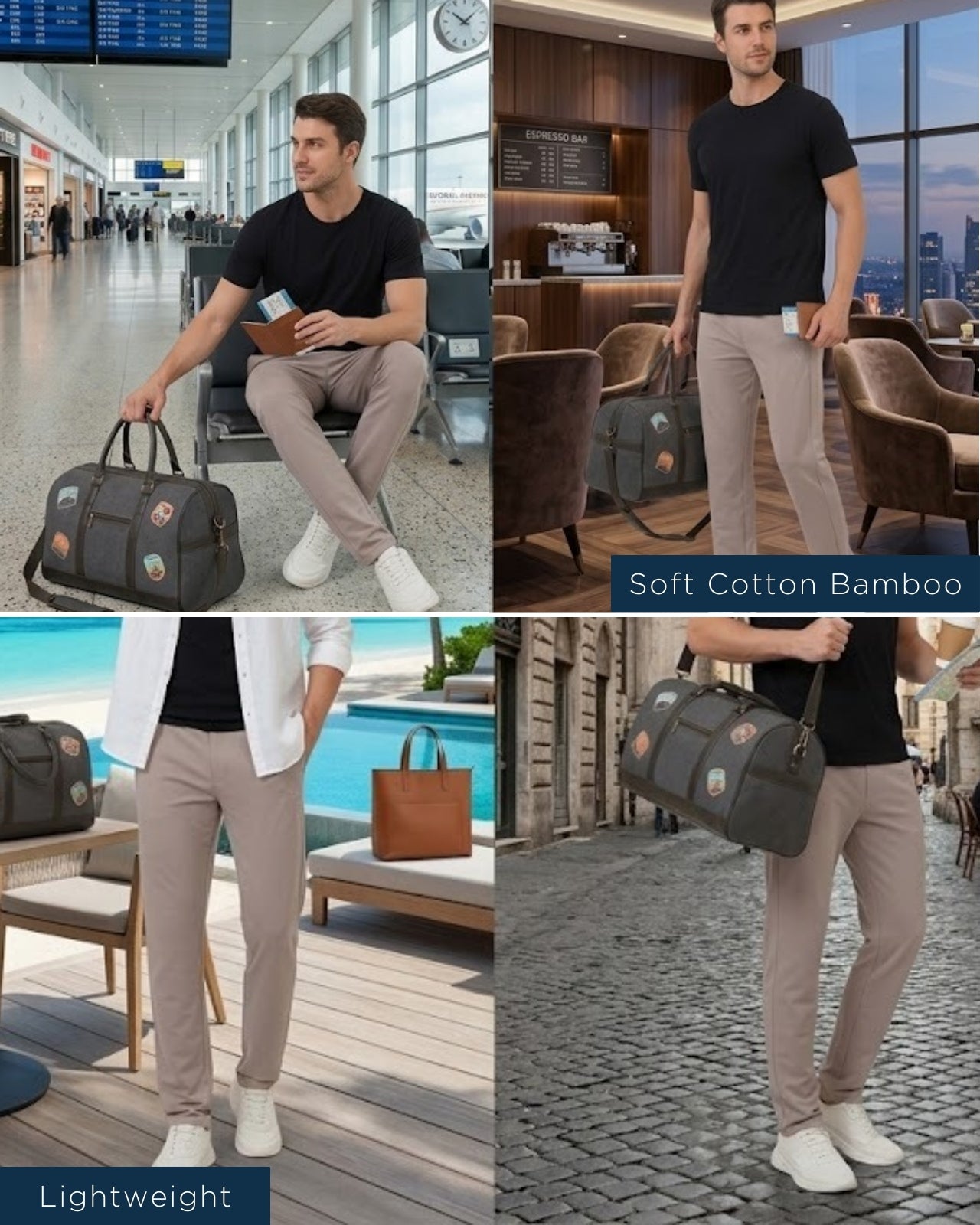 Men's Stretch Fit Track Pants