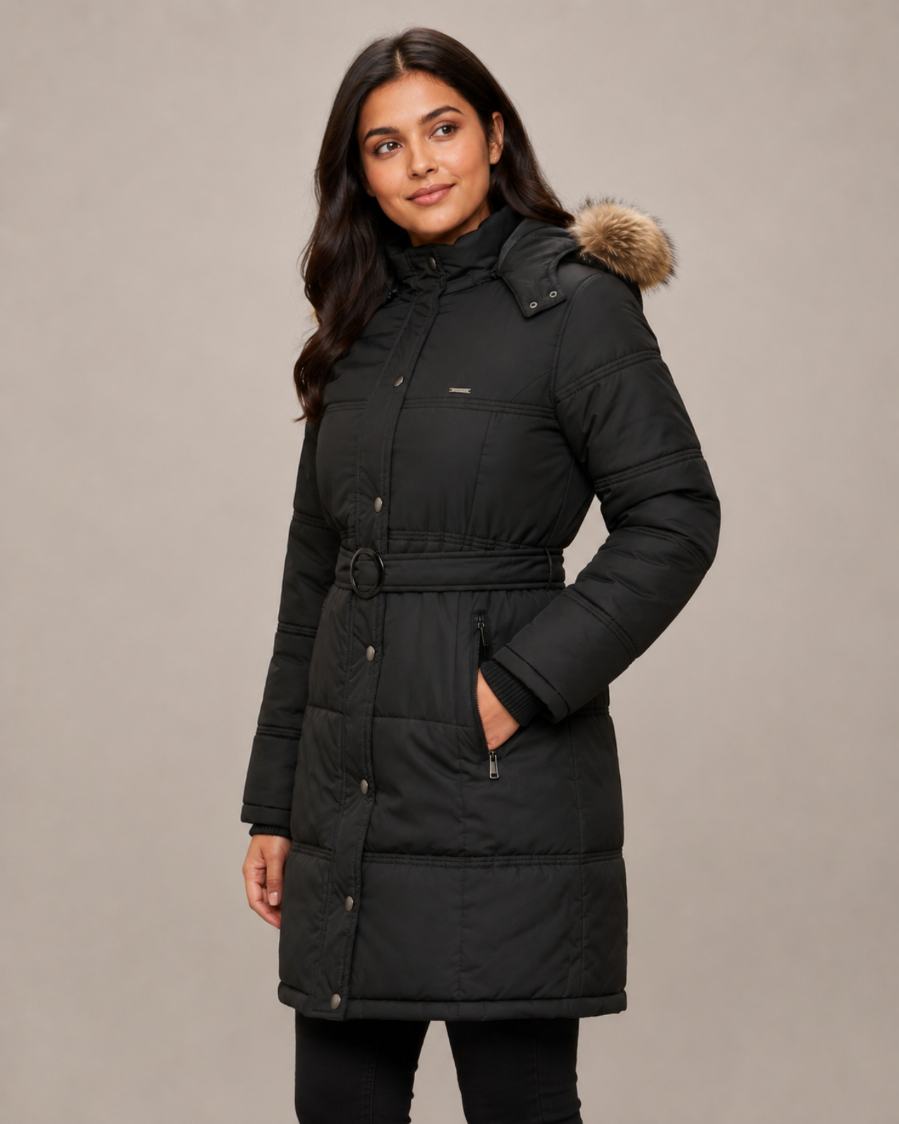 Alaskan Parka Jacket For Women - Slim Fit