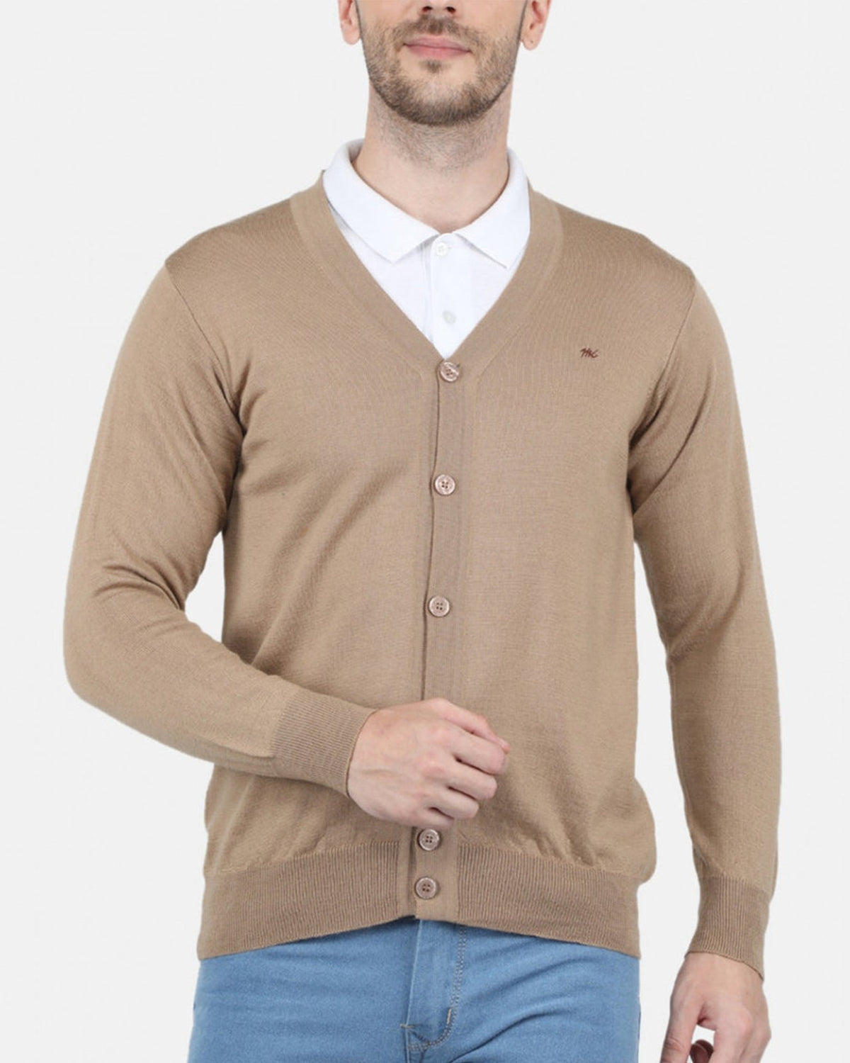 Classic Monte Carlo Cardigan For Men - Main Image