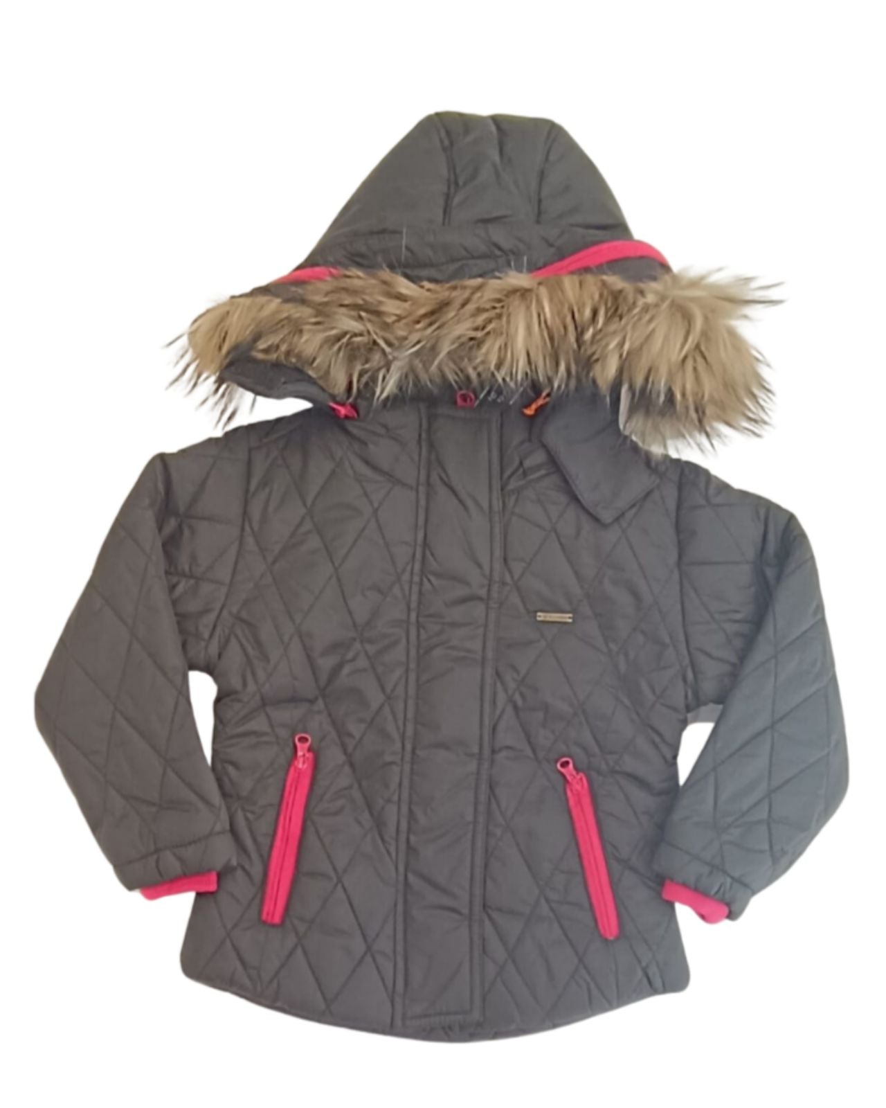 Puffer With Fleece Jacket For Girls