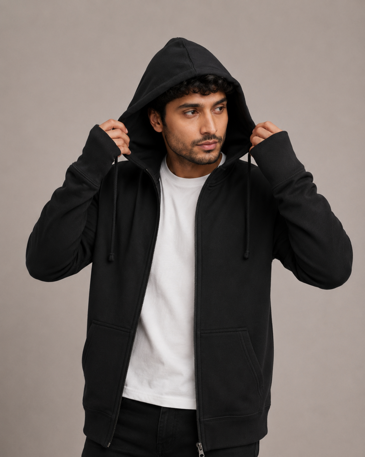 Fleece Lined Sweatshirt For Men
