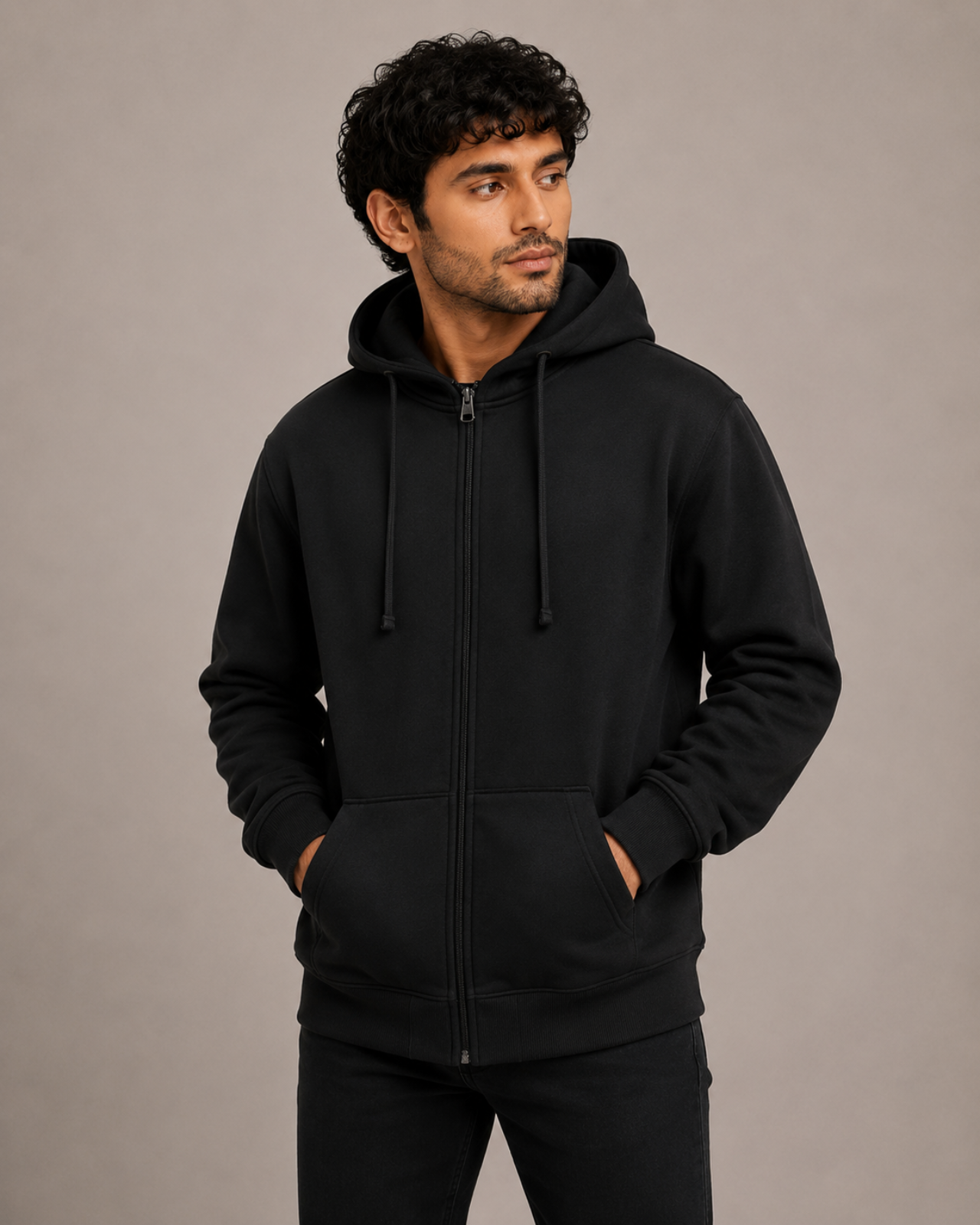 Fleece Lined Sweatshirt For Men