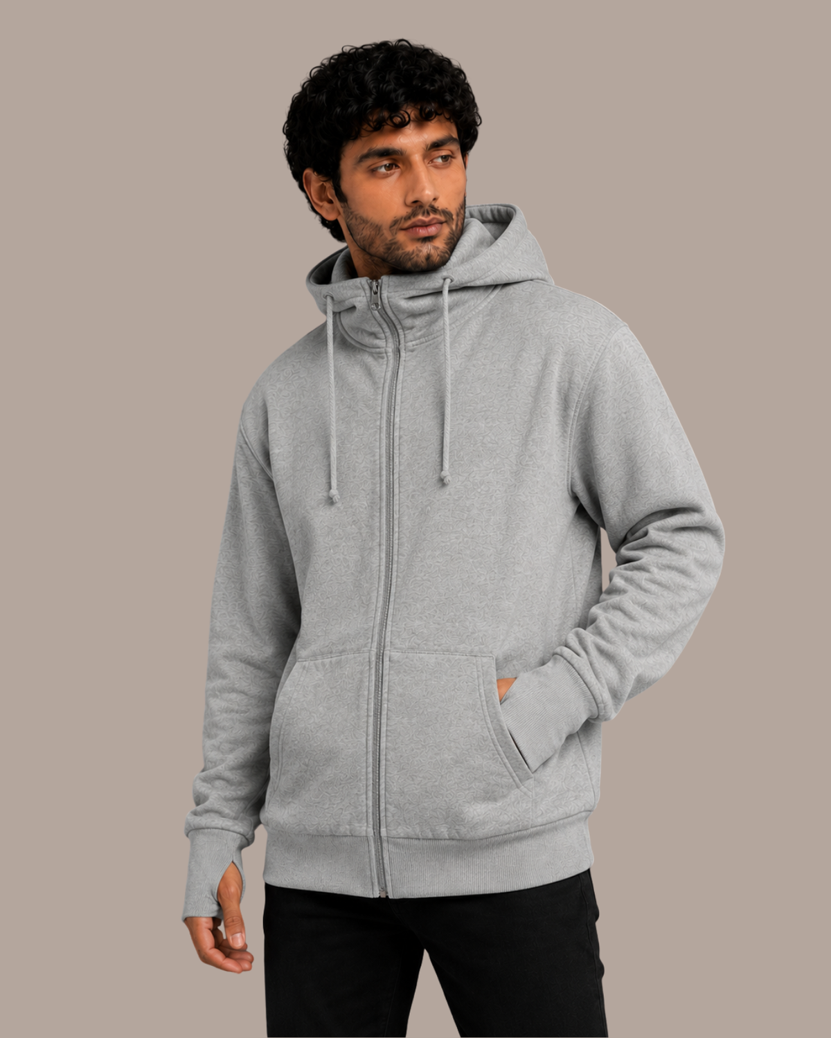 Fleece Lined Sweatshirt For Men