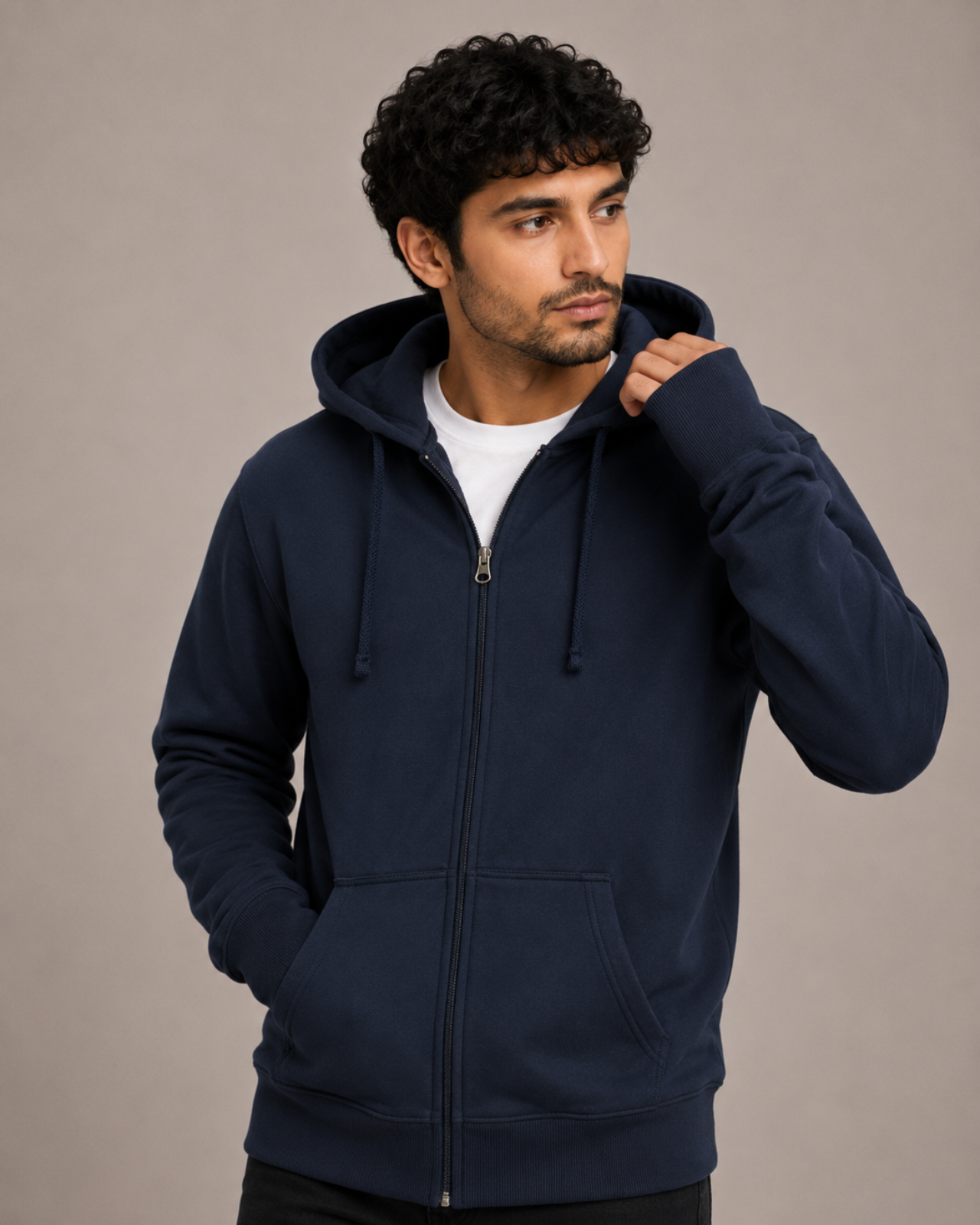 Fleece Lined Sweatshirt For Men