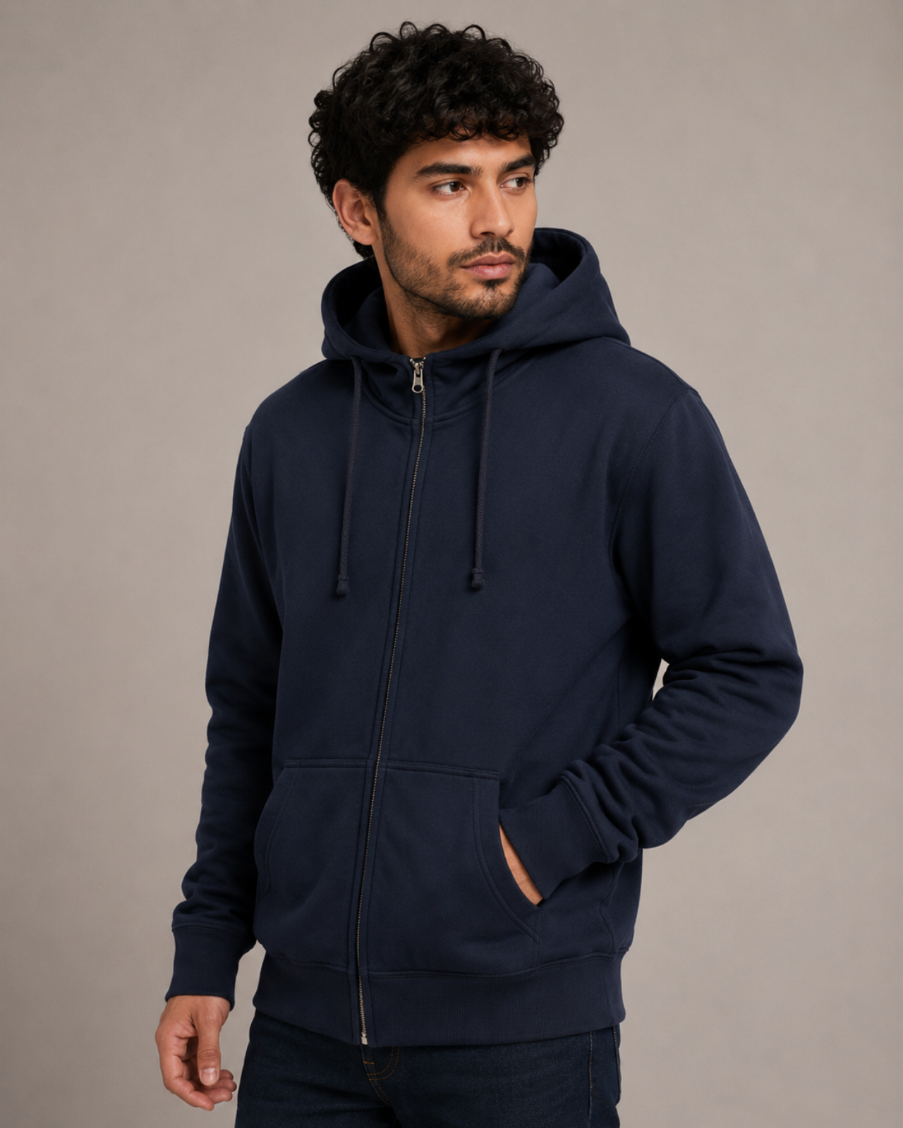 Fleece Lined Sweatshirt For Men