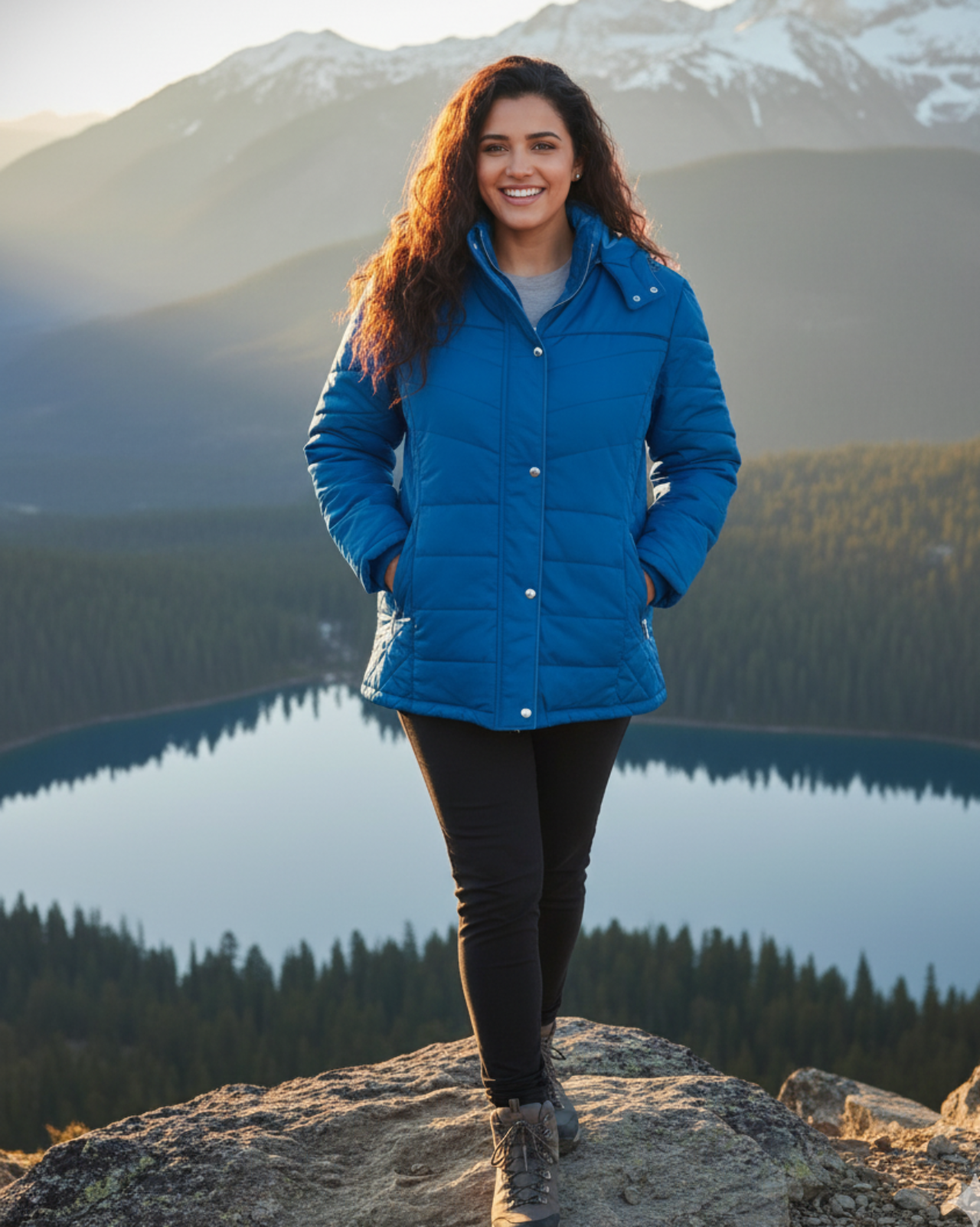 Waterproof Fleece Lined Jacket For Women